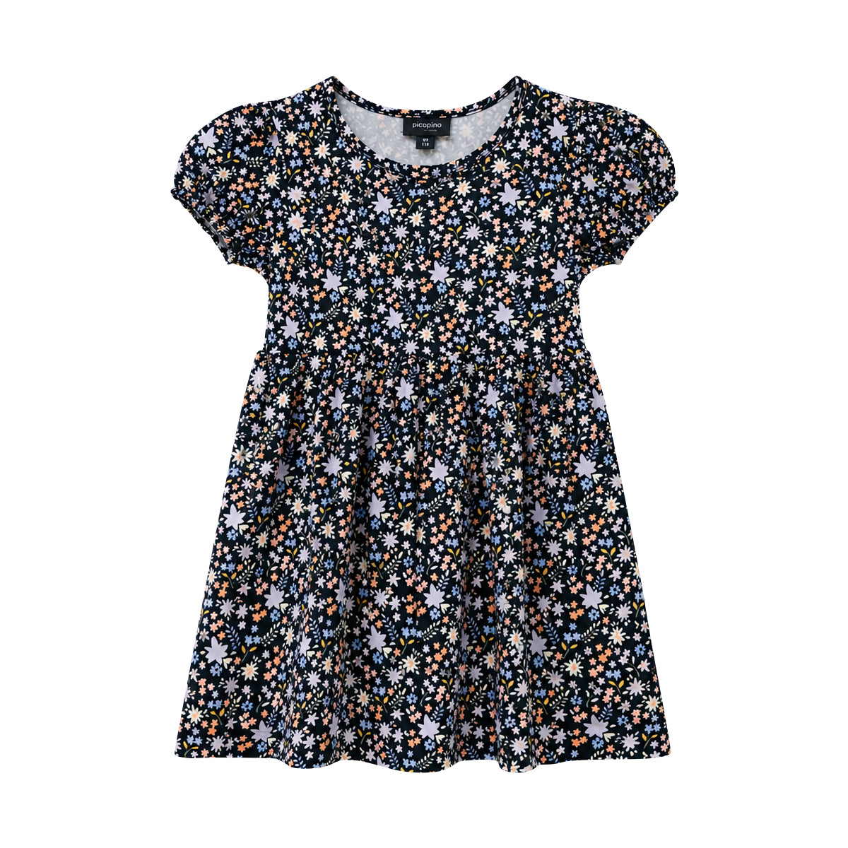 Girls Comfortable Printed Casual Short Sleeve Frock