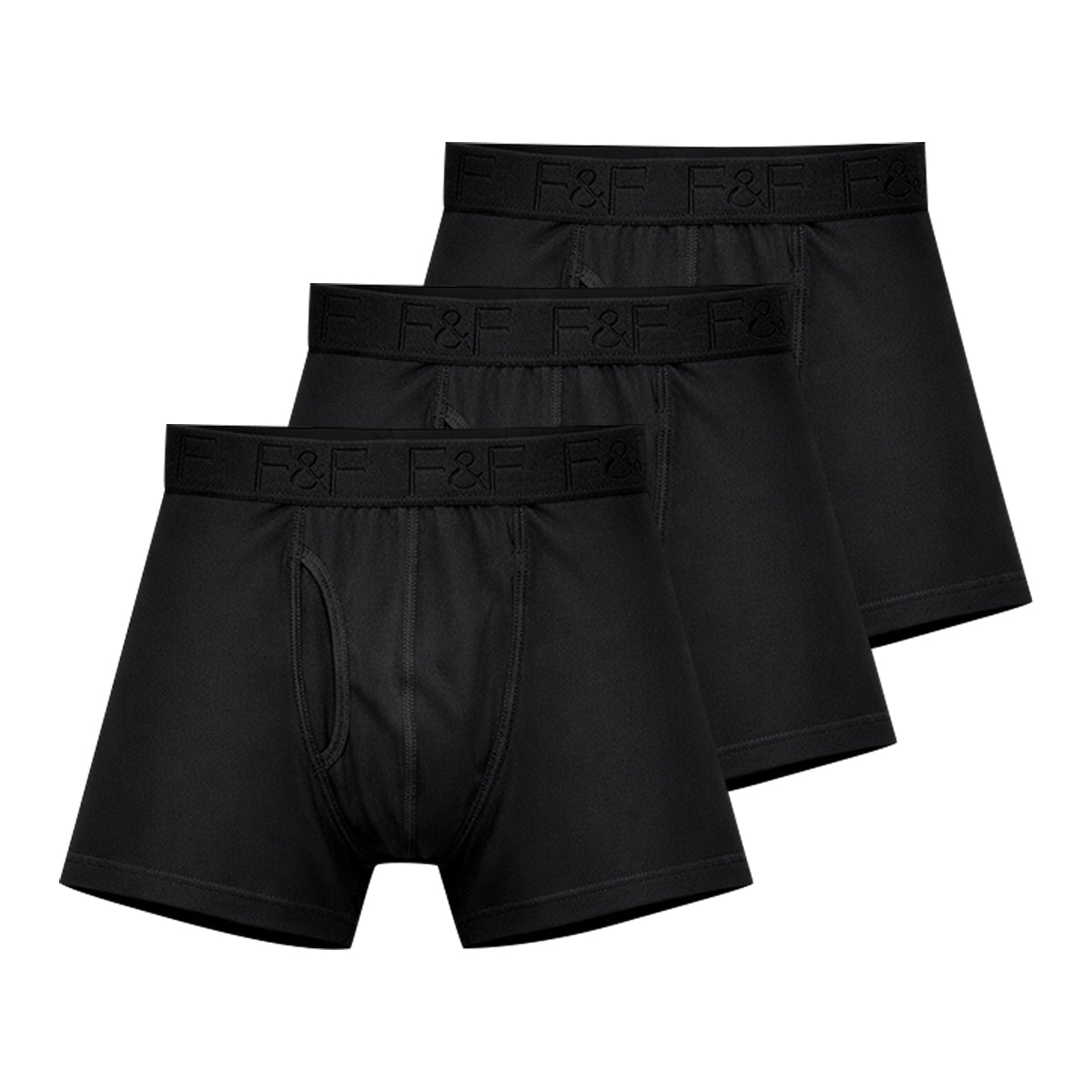 Pack of 3 Mens Cotton Stretch Boxer Trunks