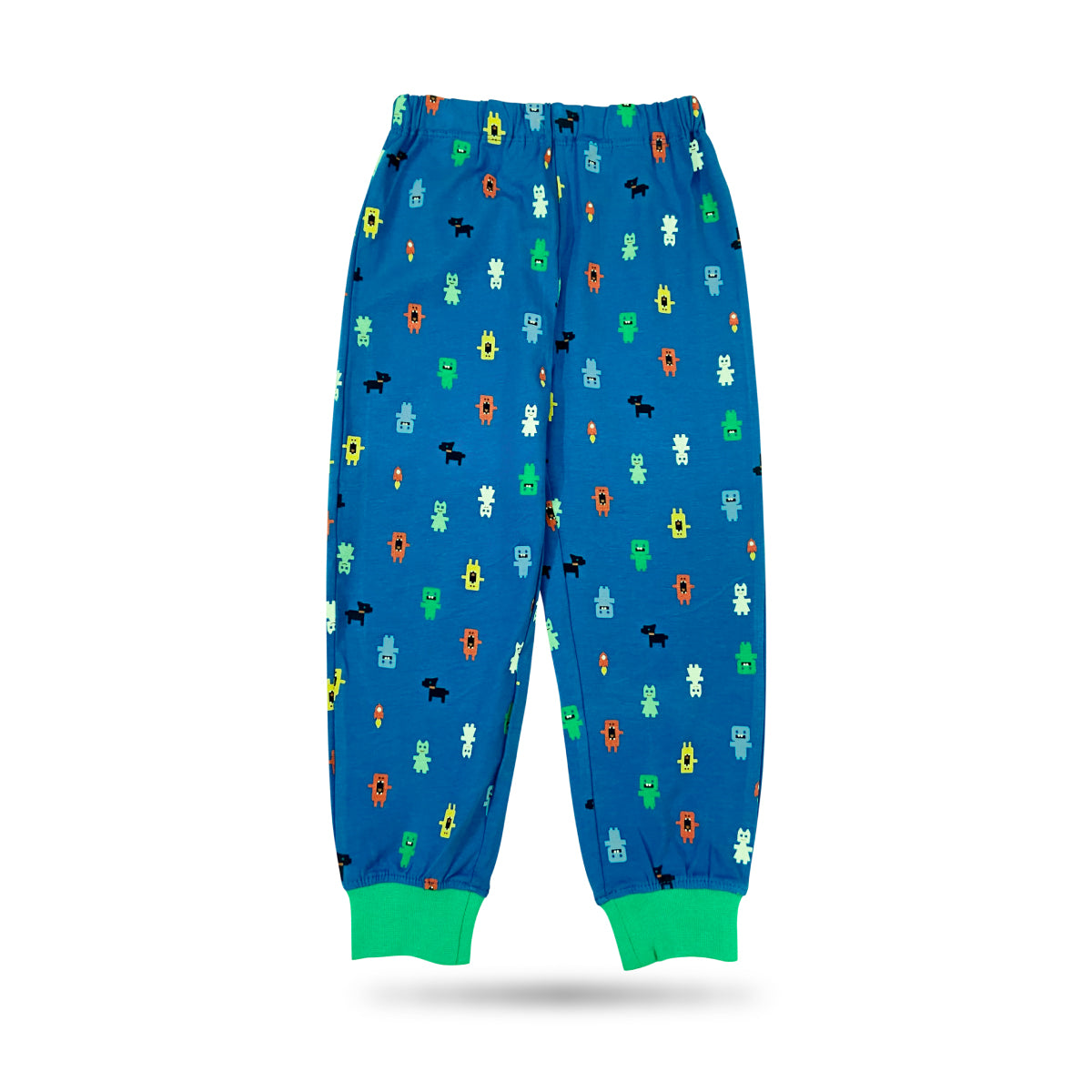 Boys Printed Elastic Waist Cotton Trouser Pant For Baby Boys