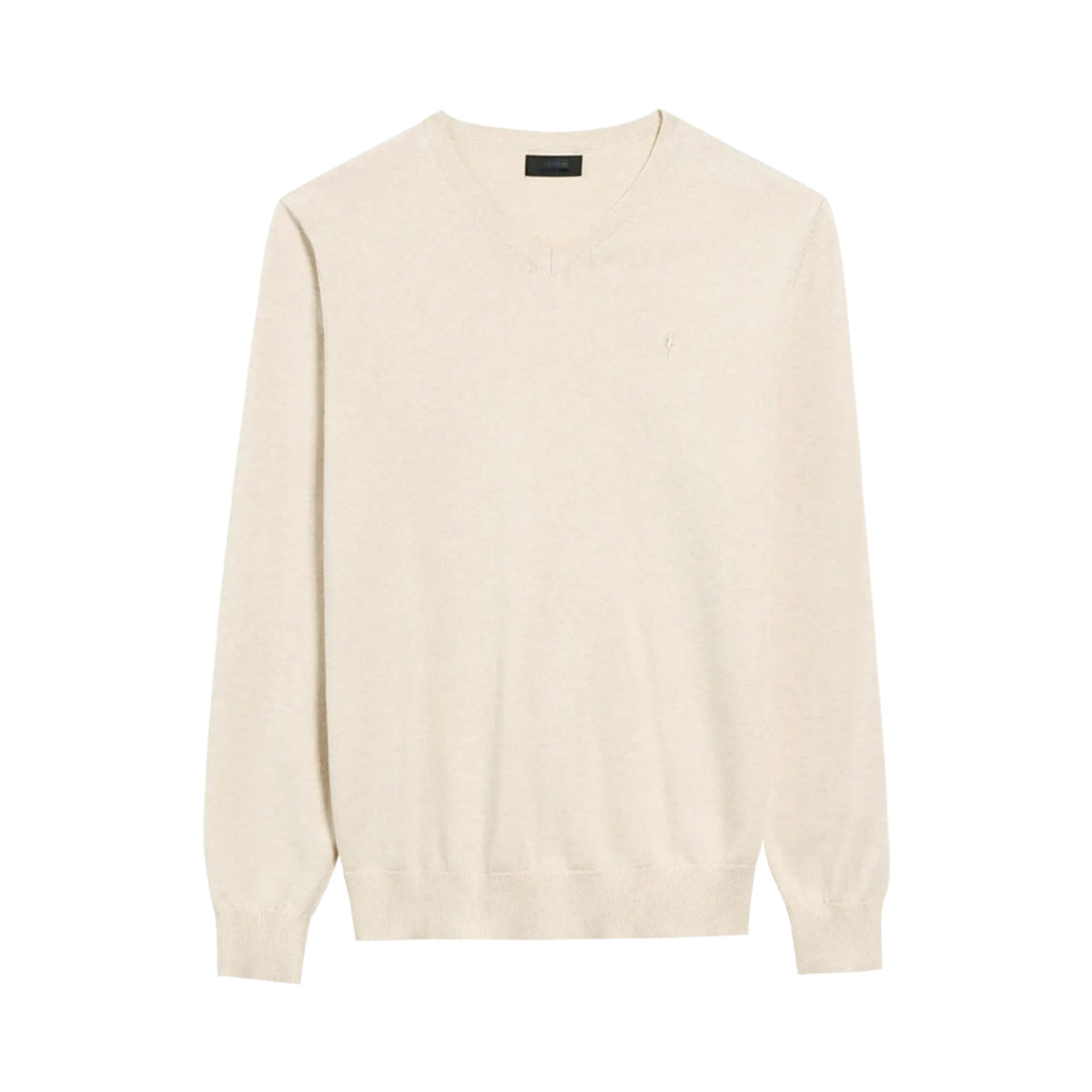 Mens Premium Cotton V-Neck Long Sleeve Knit Sweater