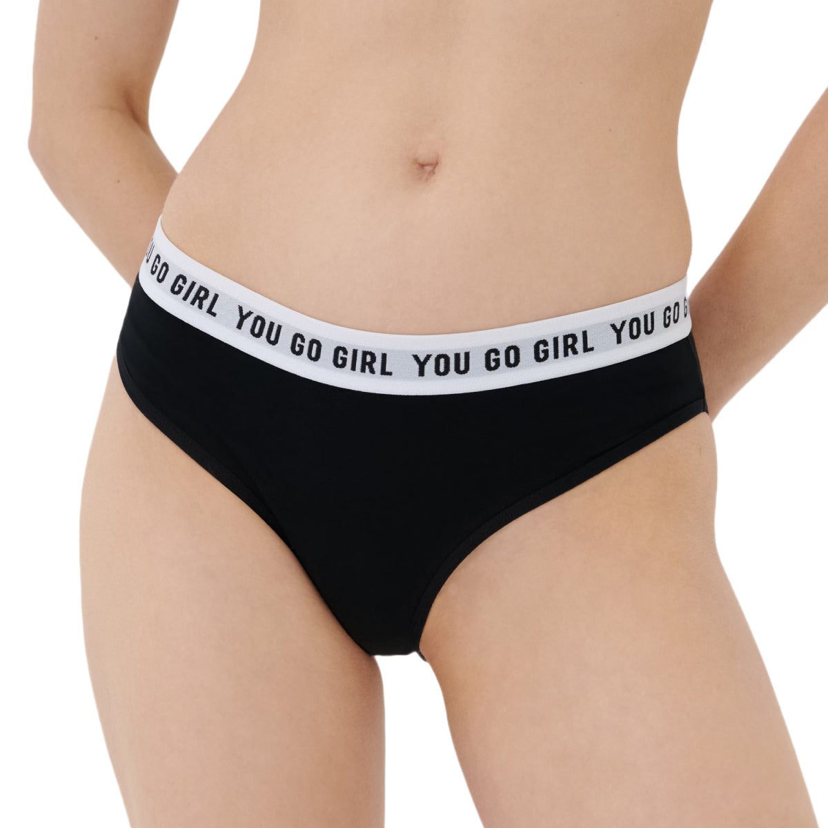 Womens Flexible Waistband Cotton Bikini Panty