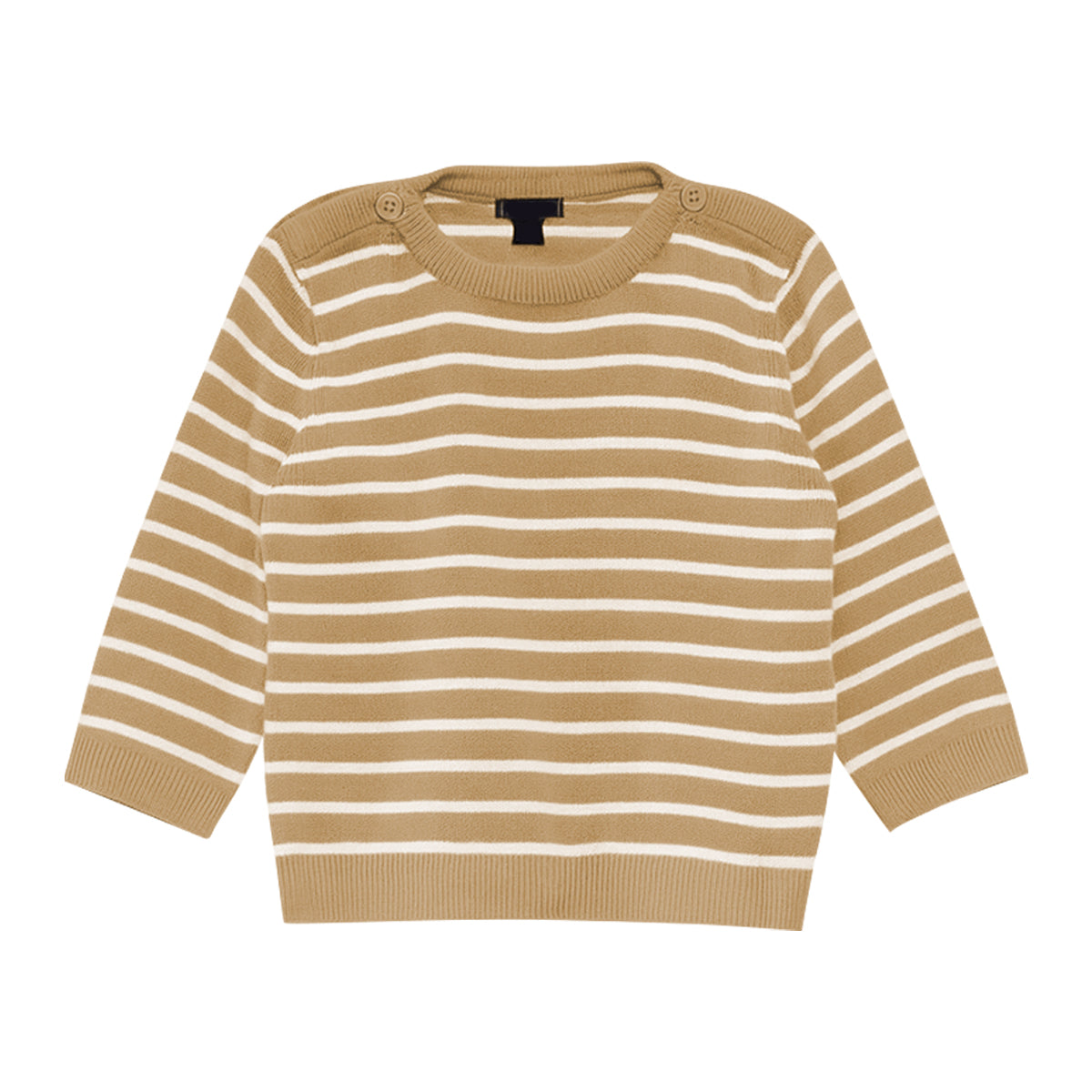 Toddler Baby Soft Cotton Striped Knit Full Sleeve Sweater