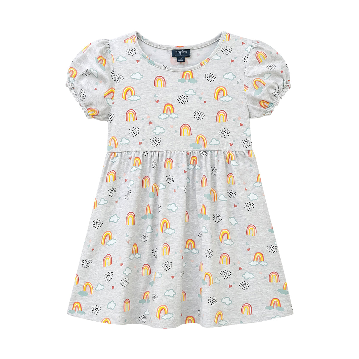 Girls Comfortable Printed Casual Short Sleeve Frock
