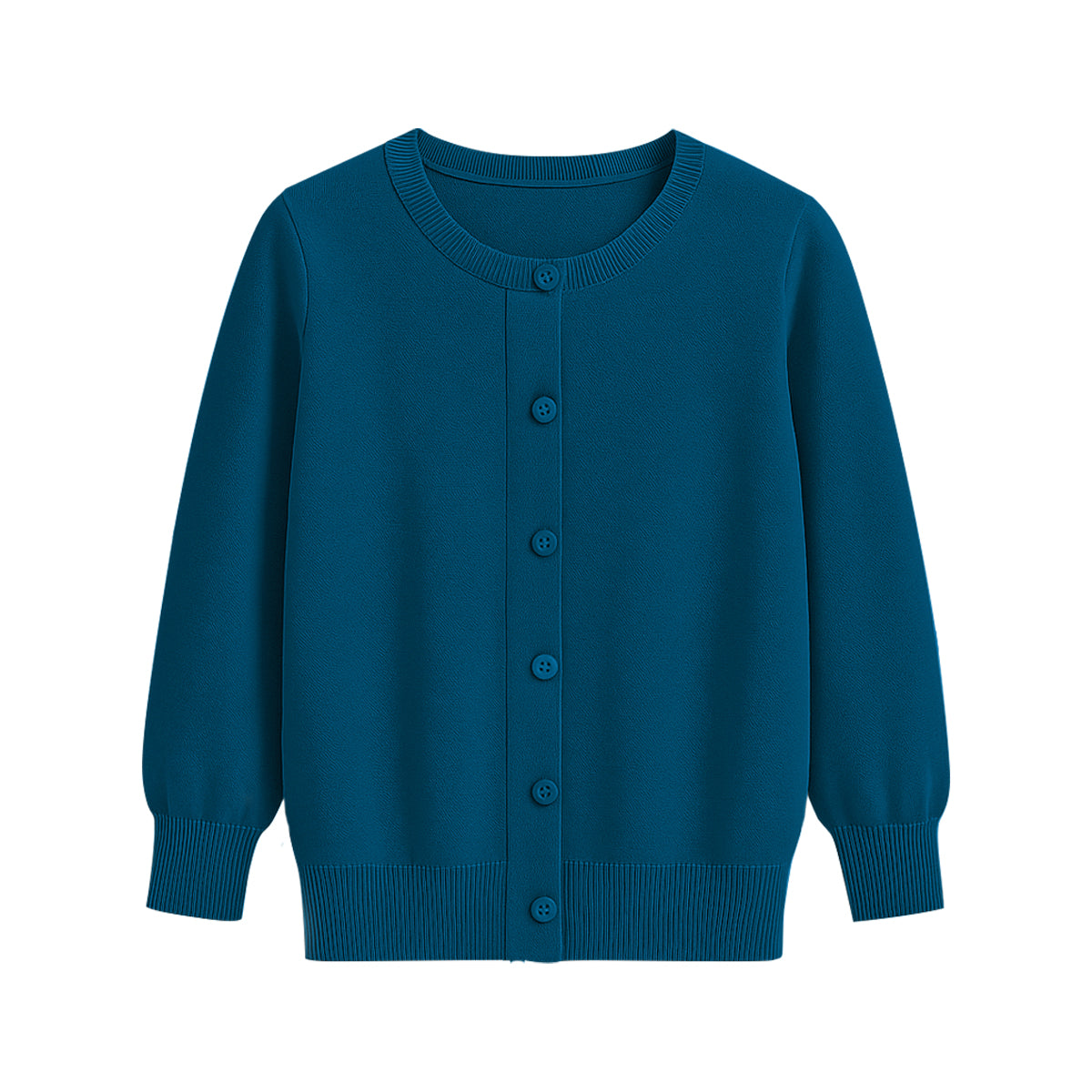 Womens Cotton Knit Button-Down Lightweight Cardigan