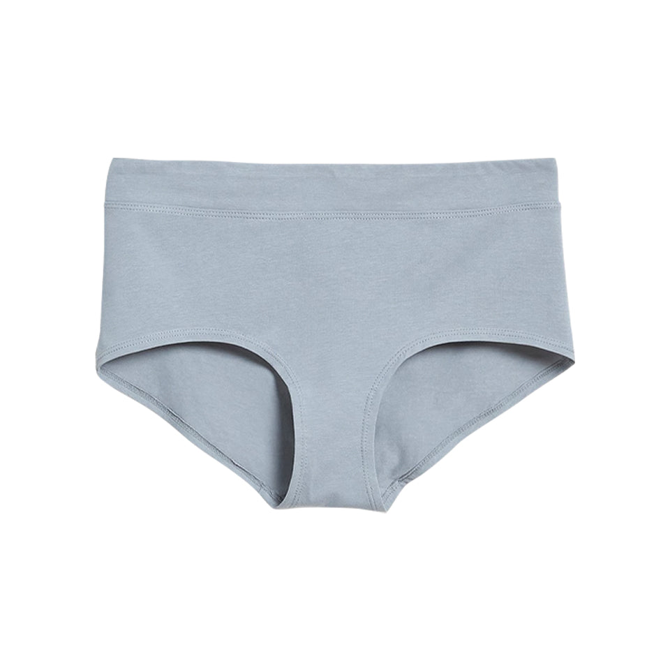 Womens Mid Rise Wide Waistband Hipster Cotton Brief Panty