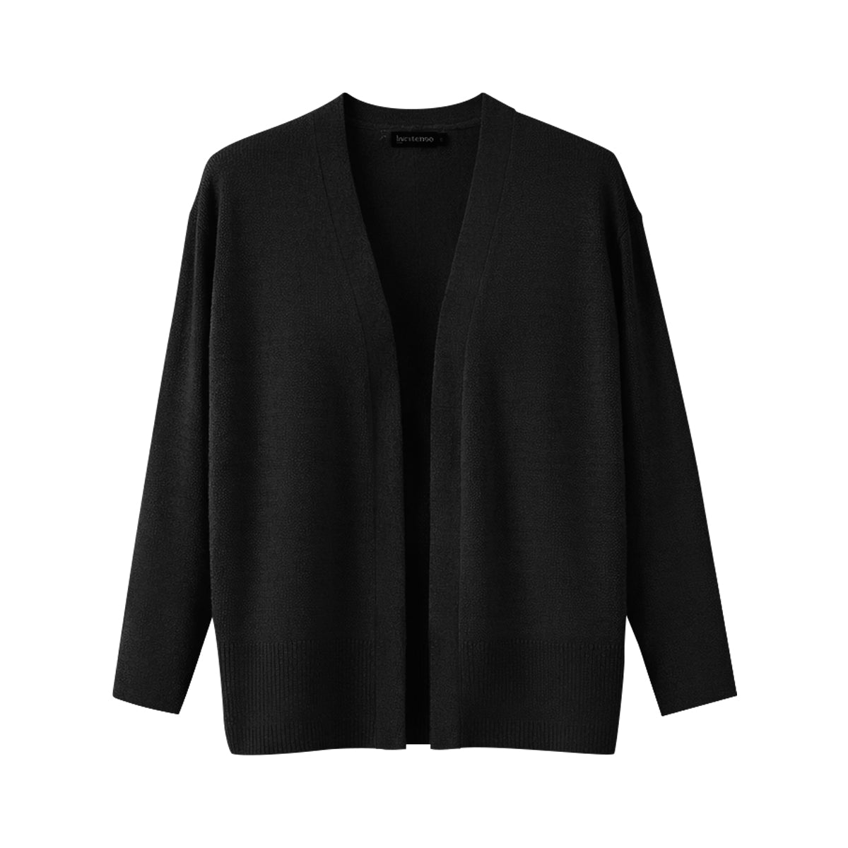 Womens Lightweight Open-Front Knit Soft Long Sleeve Cardigan