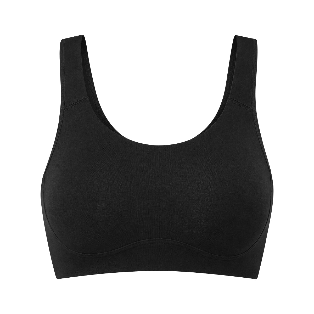 Womens Non-Padded Wire-Free Full Coverage Cotton Bra