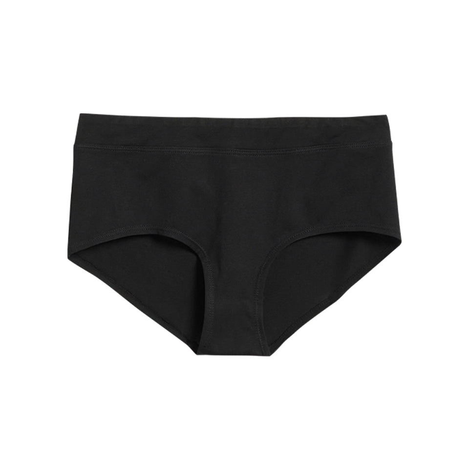 Womens Mid Rise Wide Waistband Hipster Cotton Brief Panty