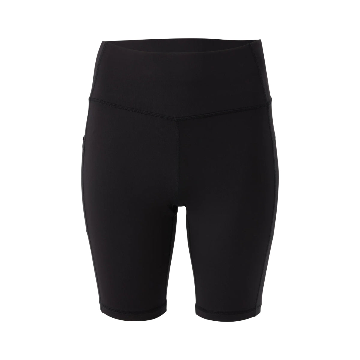 Womens High Waist Sold Cycling Media Pocket Shorts