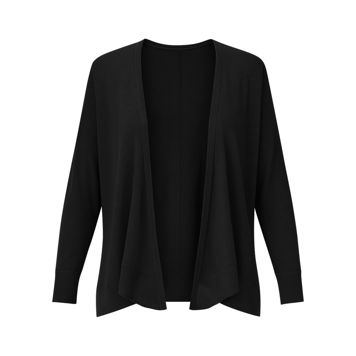 Womens Lightweight Open Front Soft Knit Cardigan