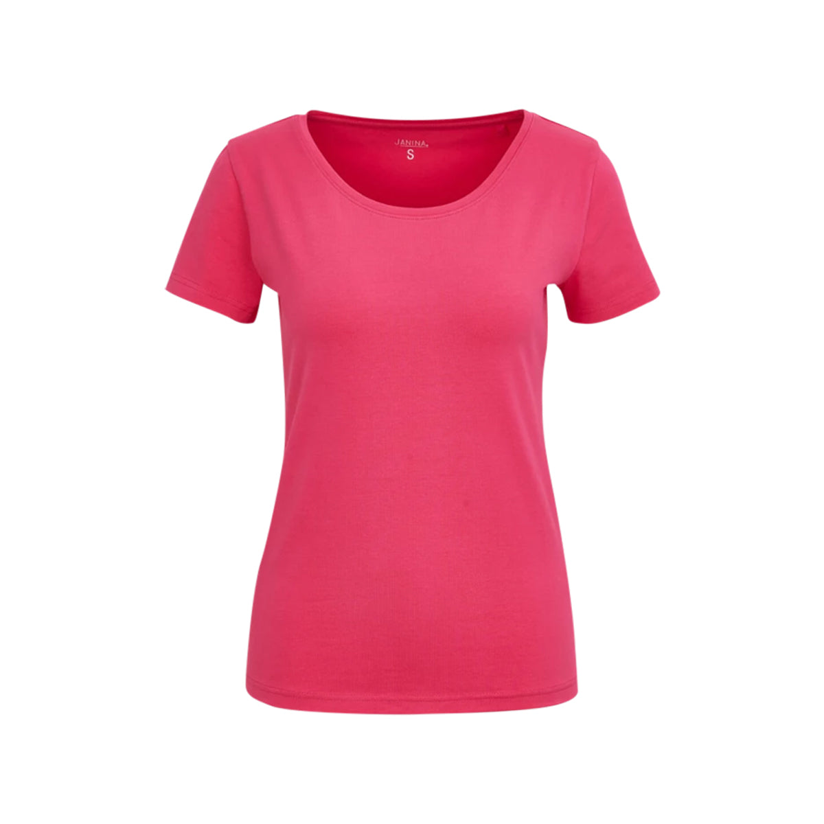 Womens Half Sleeve Round Neck Stretch T-shirt