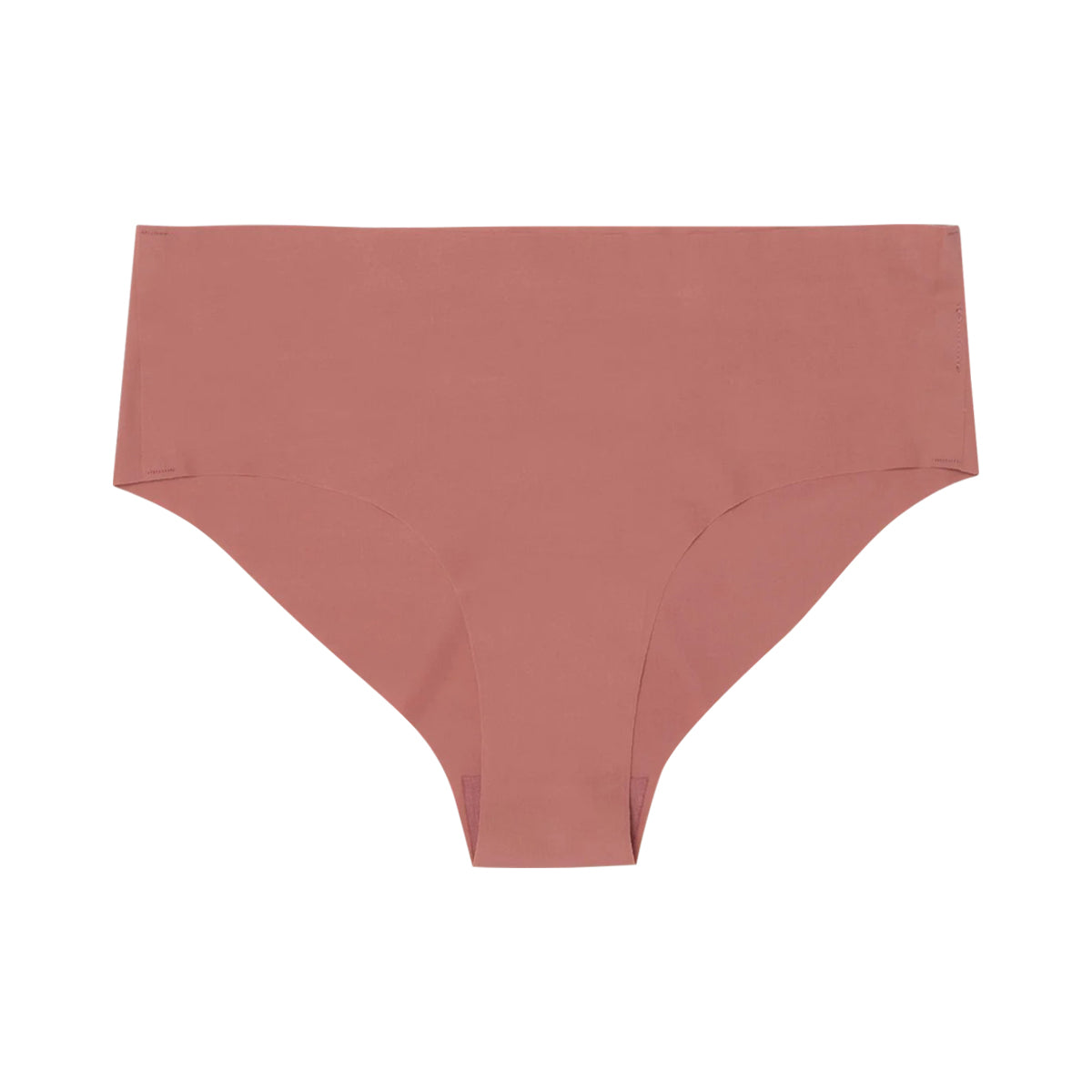 Womens Seamless Mid Rise Invisible Comfort Stretch Full Back Brief Panty