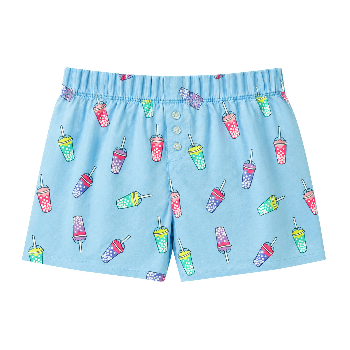 Girls Soft Cotton Printed Sleep & Lounge Shorts