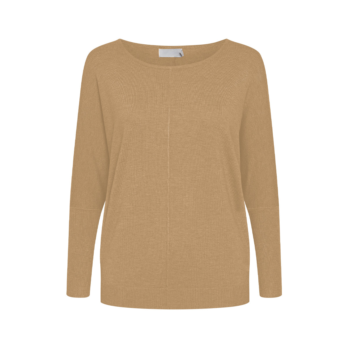 Womens Premium Soft Viscose Knit Crew Neck Sweater