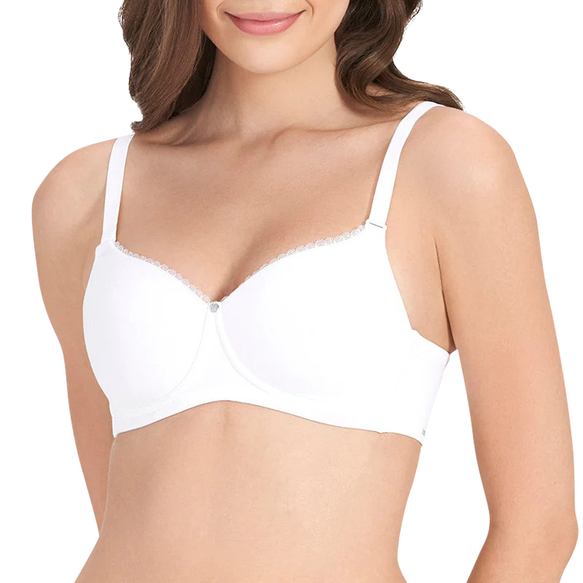 Womens Padded Non-Wired Cotton T-Shirt Bra