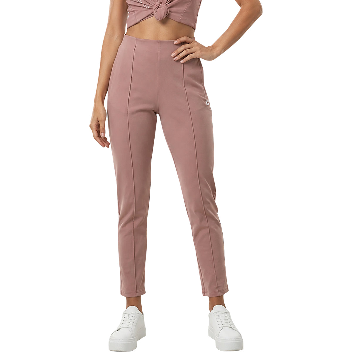 Womens High Waist Stretch Straight Yoga Leggings with Side Pocket