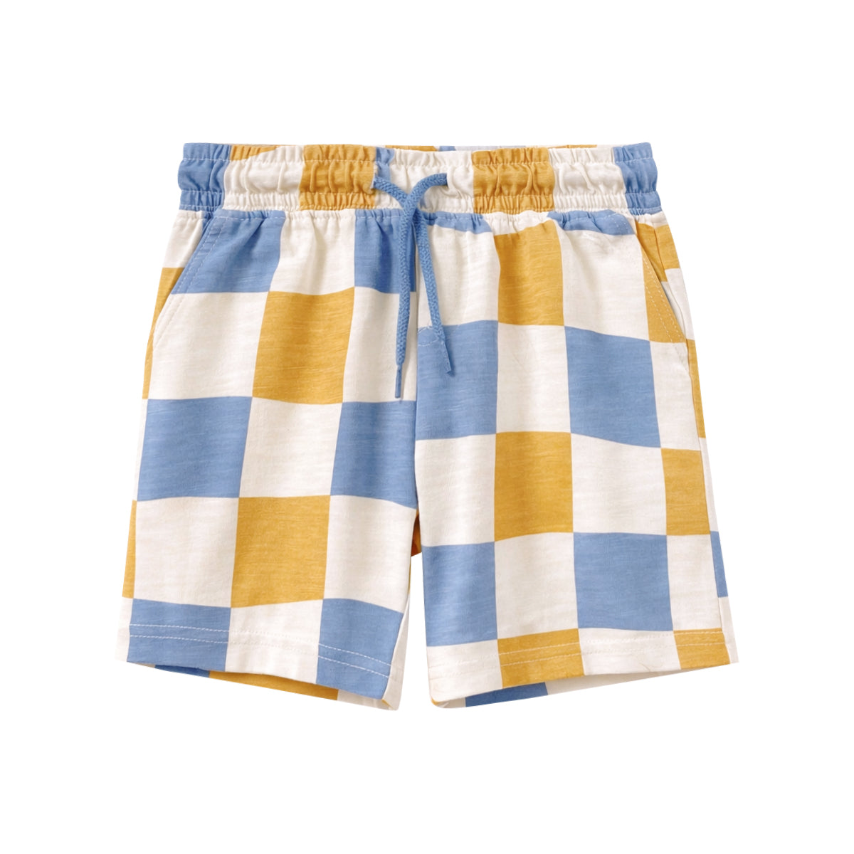Boys Printed Cotton Summer Soft Breathable Casual Shorts With Pocket