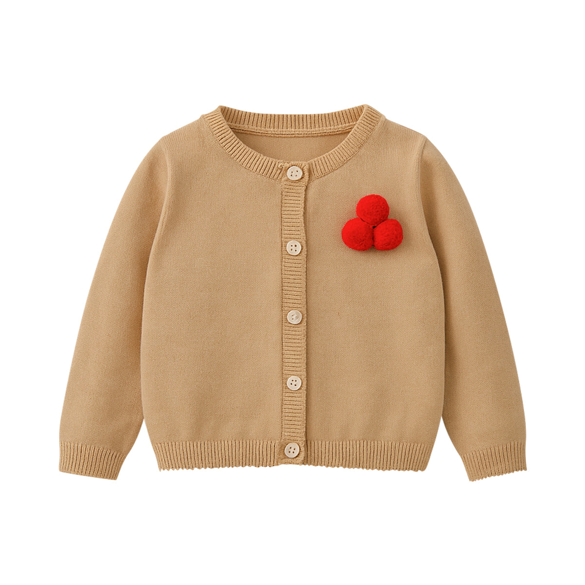 Baby Girls Cotton Knitted Cardigan Sweater