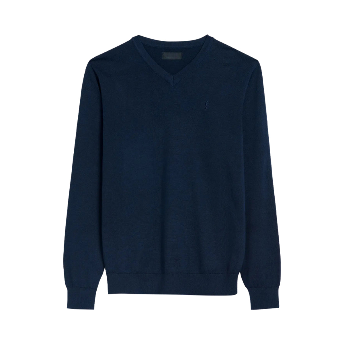 Mens Premium Cotton V-Neck Long Sleeve Knit Sweater