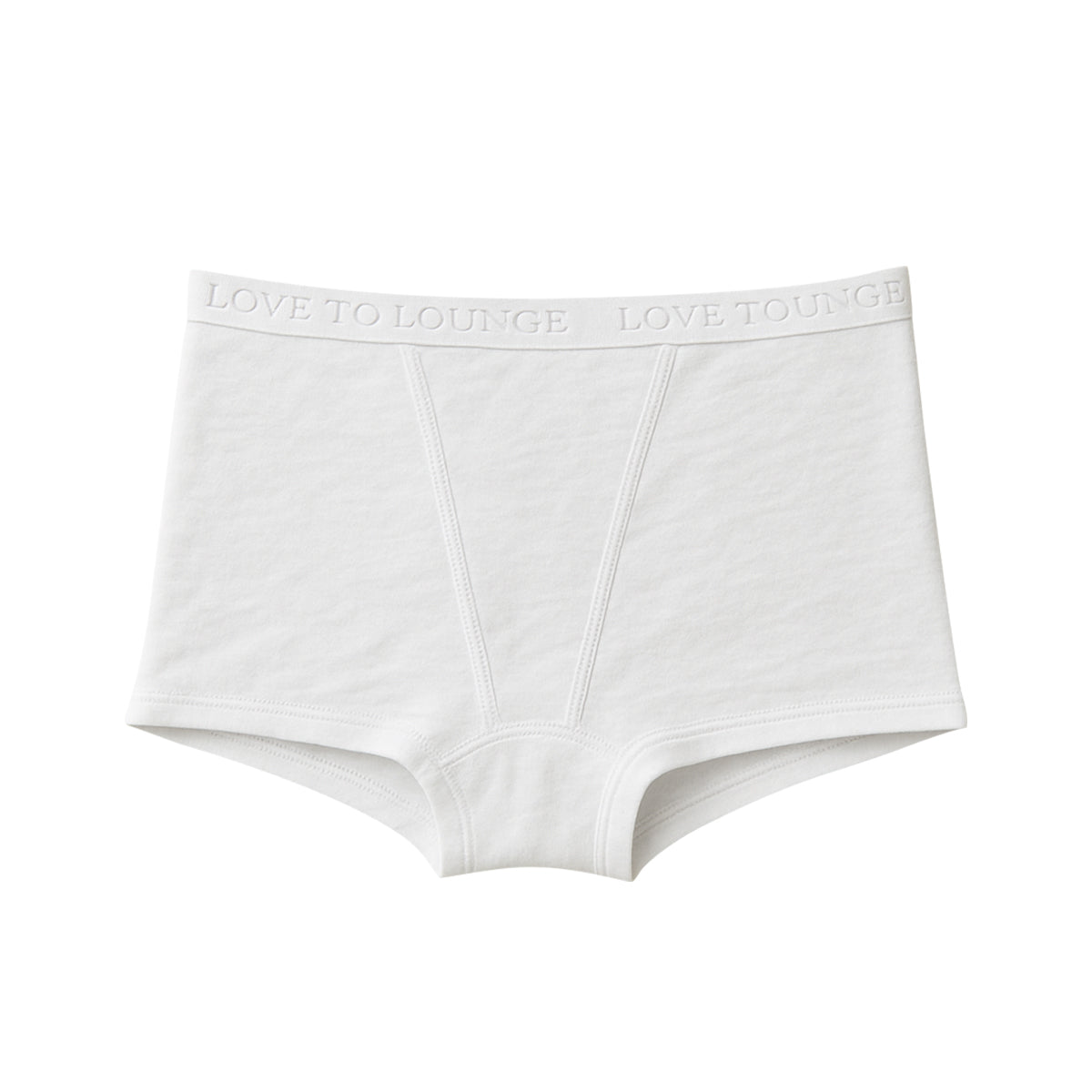 Women's Mid Waist Cotton Boxer Brief Panty