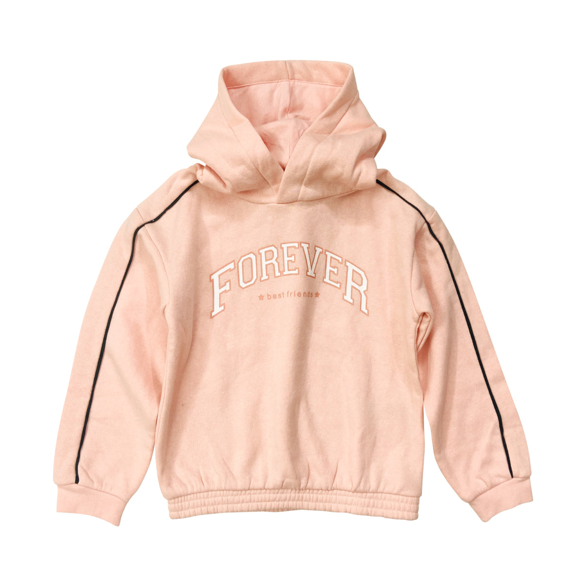 Girls Long Sleeve Pull Over Drawstring Hoodie