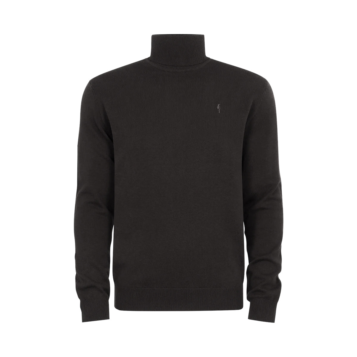 Mens Premium Cotton Turtleneck Long Sleeve Knit Sweater