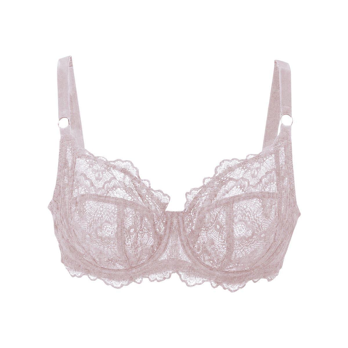 Women’s Non-Padded Full-Cup Underwired Lace Bra