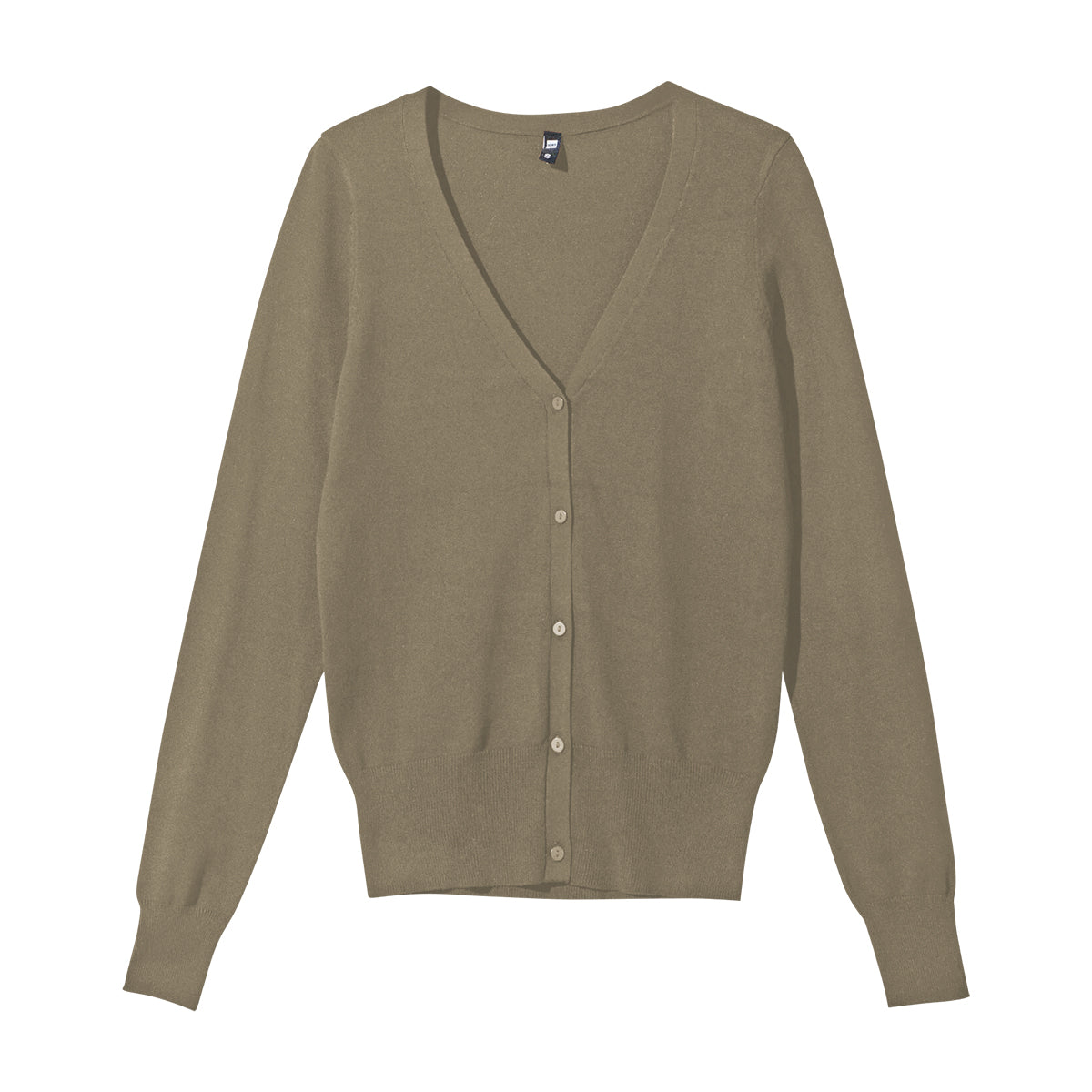 Womens Classic V-Neck Button-Down Long Sleeve Cardigan Sweater