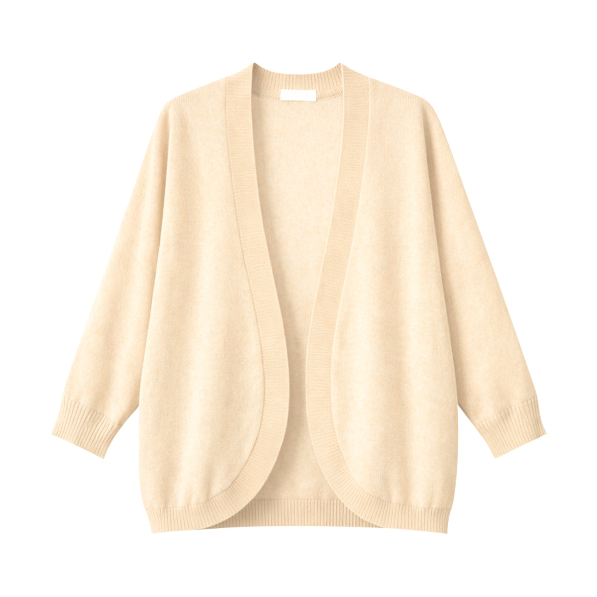Womens Soft Knit Open-Front Lightweight Long Sleeve Cardigan