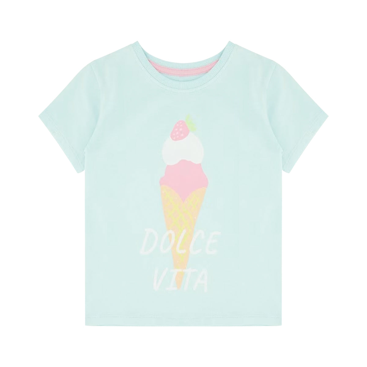 Girls Printed Soft Cotton Short Sleeve T-Shirt