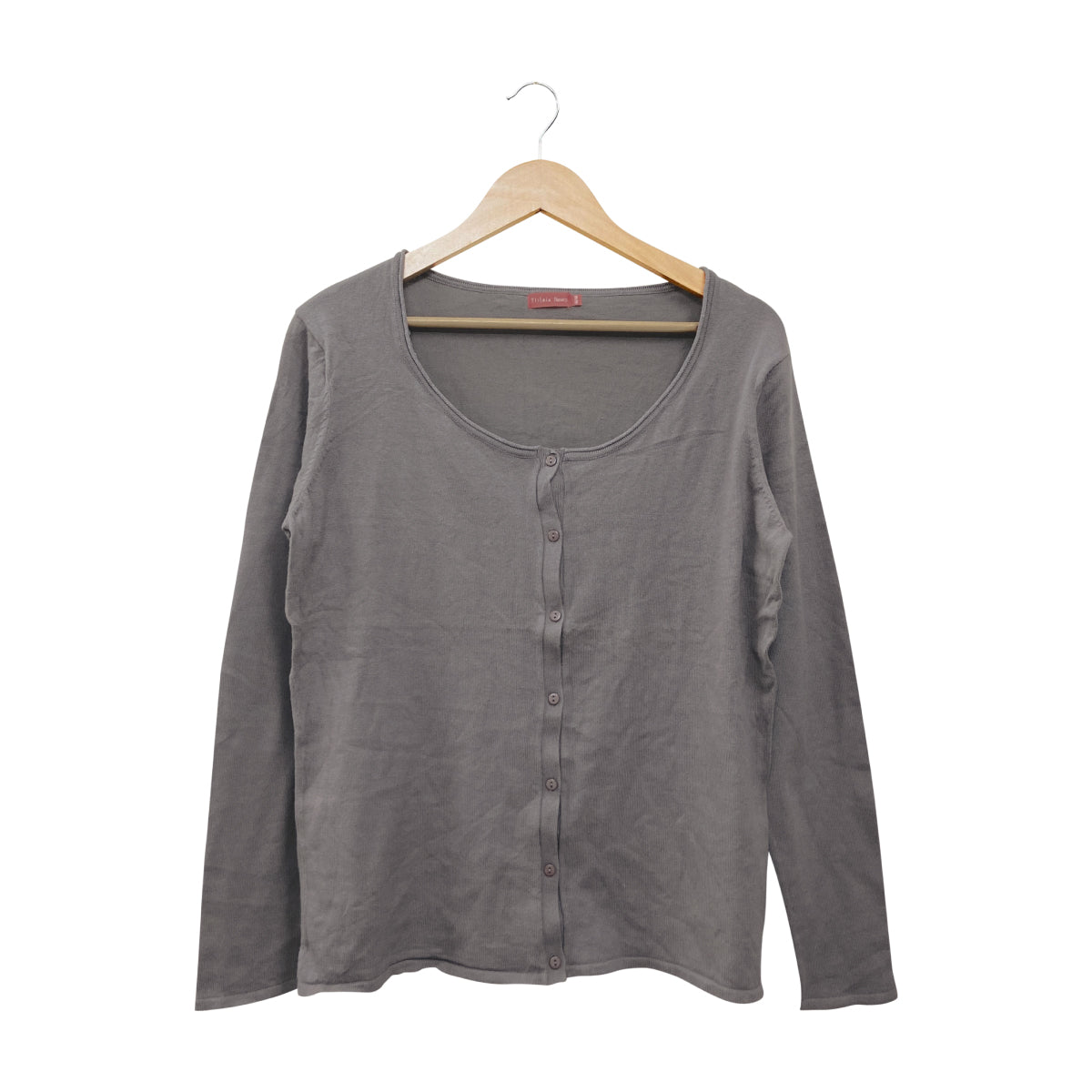 Women's Button-Down Crew Neck Cardigan Sweater