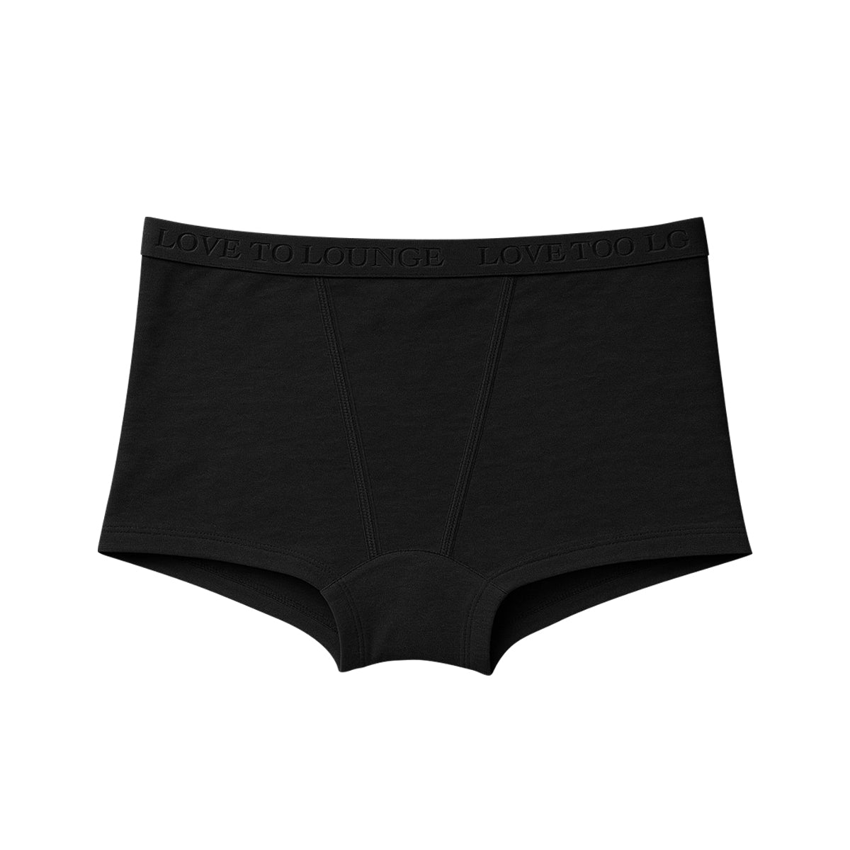 Women's Mid Waist Cotton Boxer Brief Panty