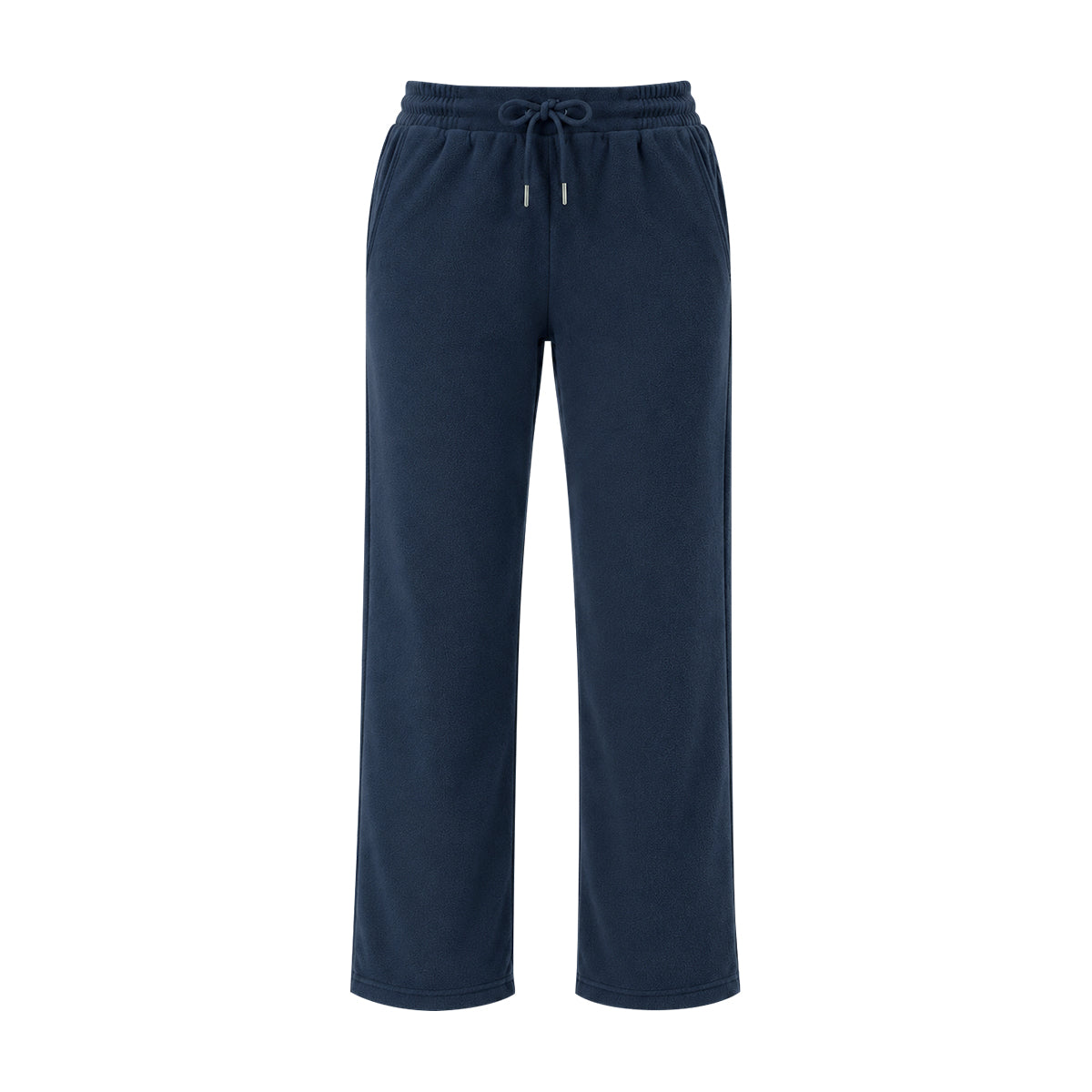 Womens Micro Fleece Straight Leg Pants with Pockets