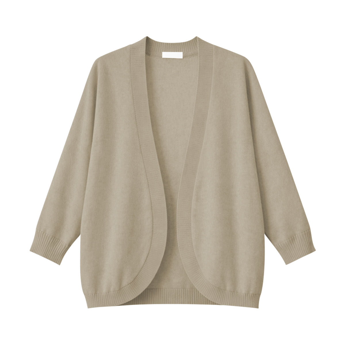 Womens Soft Knit Open-Front Lightweight Long Sleeve Cardigan