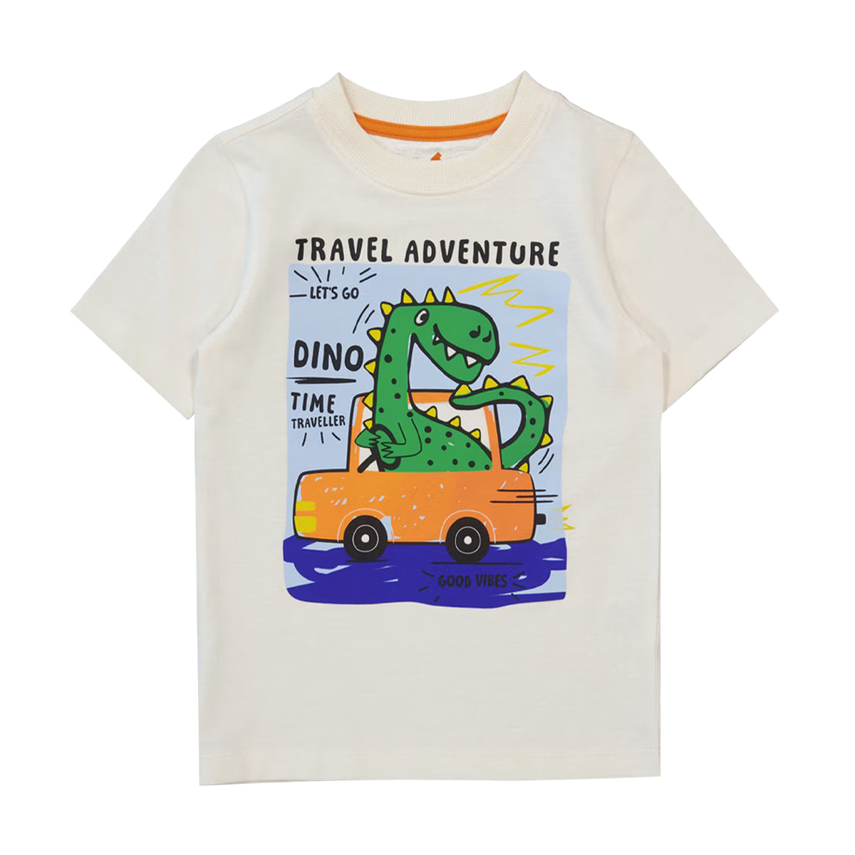 Boys Fun Printed Half Sleeve Soft, Comfortable Cotton T-Shirt