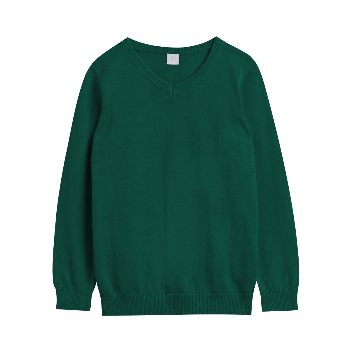 Boys V-Neck Long Sleeve Cotton Sweater