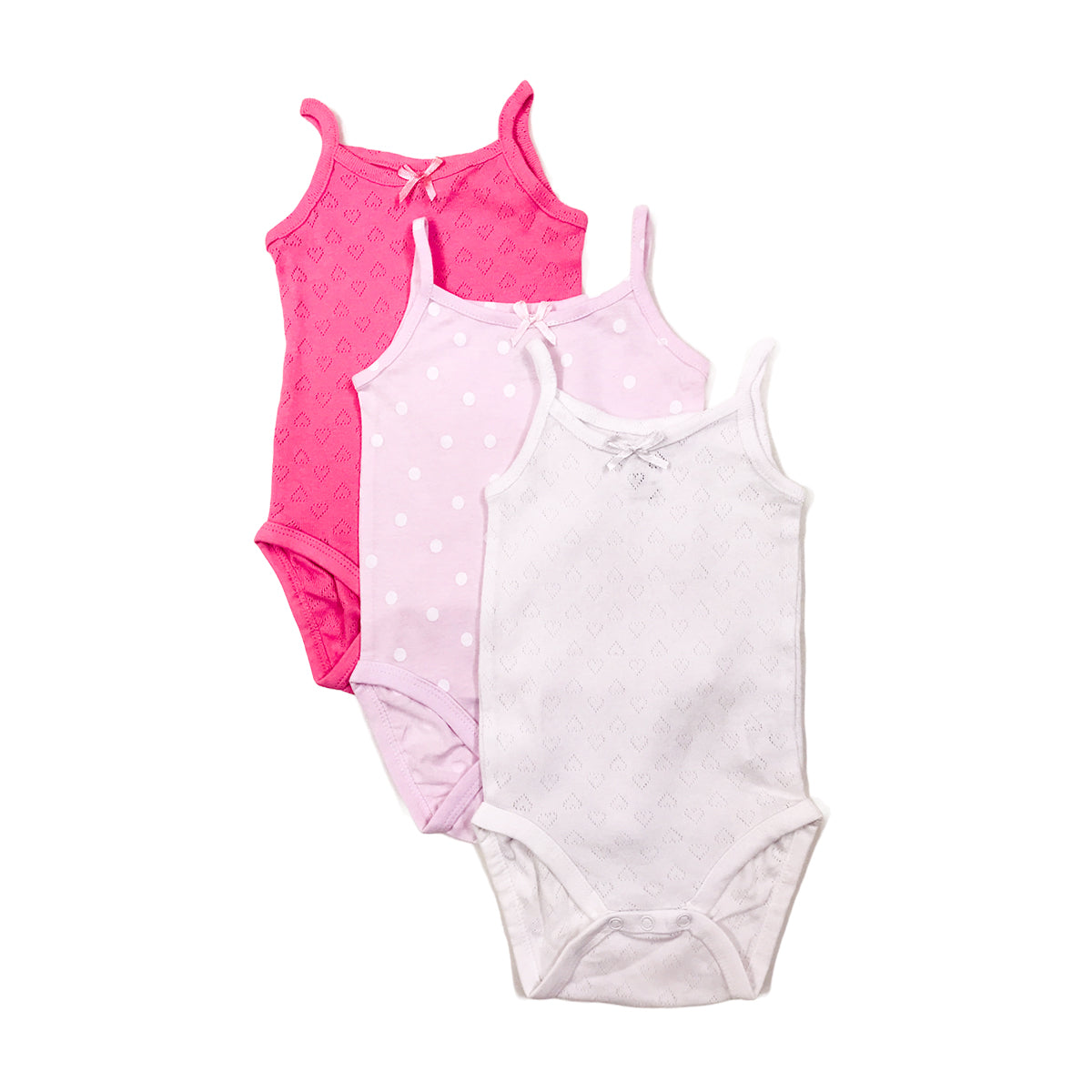 Girls  Organic Cotton Sleeveless Camisole Rompers.