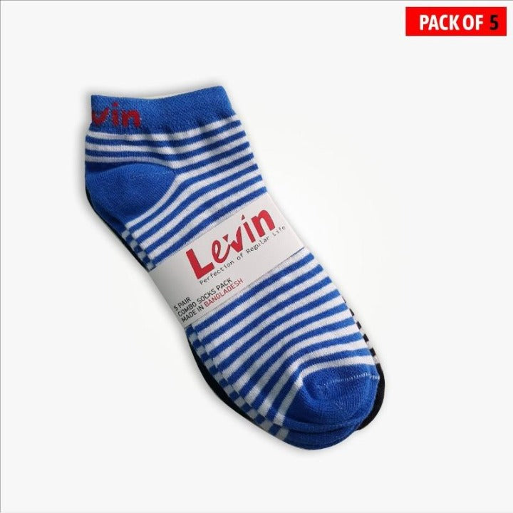 5 pairs Men's Ankle Low Cut Socks