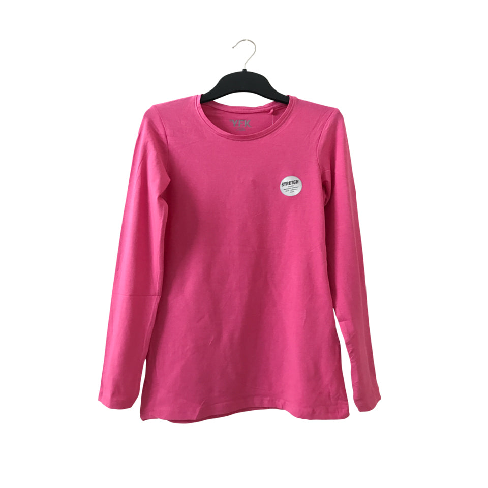 Girls Long Sleeve Round Neck T-Shirt