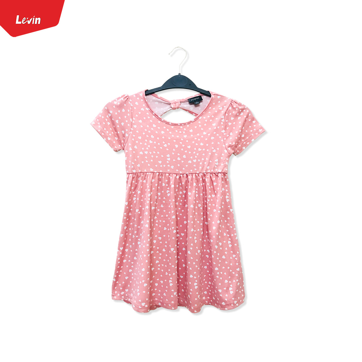 Girls Comfortable Printed Casual Short Sleeve Frock 