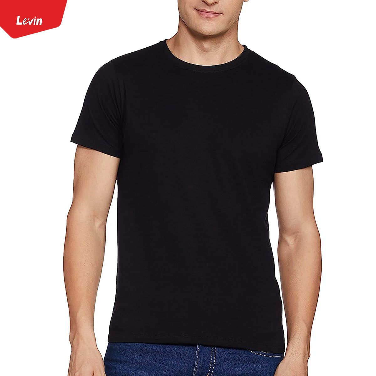 Men's Summer Friendly Casual Comfortable Cotton Crew neck T-shirt 