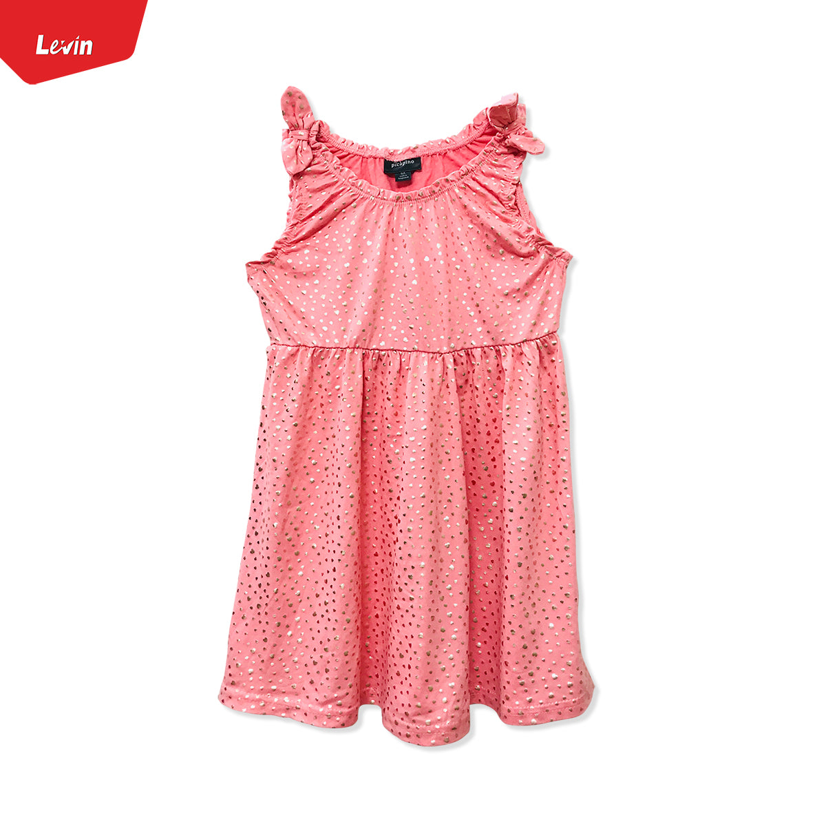 Girls Printed Summer Round Neck Sleeveless Dress