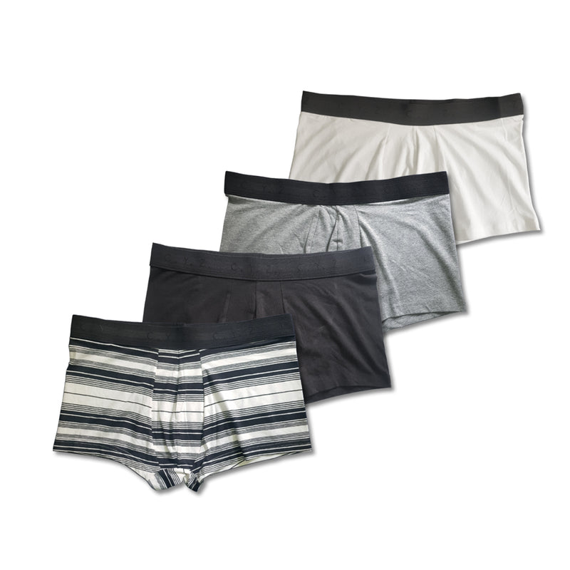 Men's 3 Pack Assorted Cotton Stretch Boxer Underwear