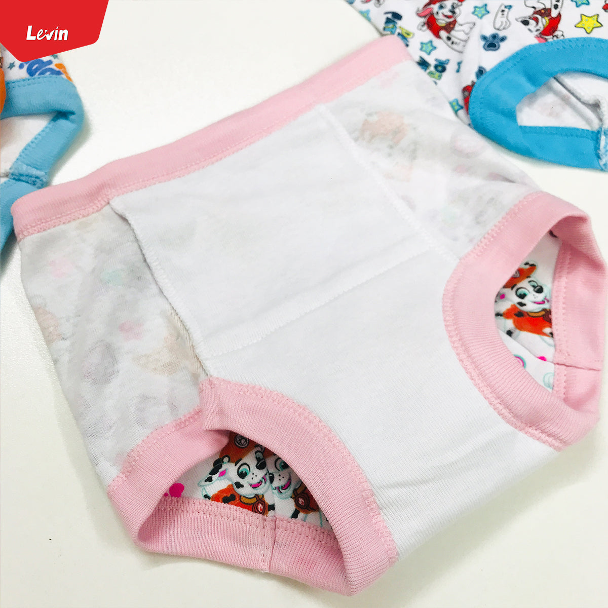 5 Pack Assorted Padded Reusable Potty Training Cotton Underpants for Baby