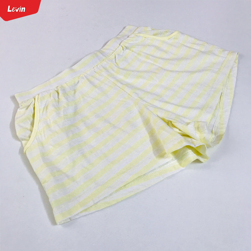 Womens Casual Cotton Printed Pocket Shorts