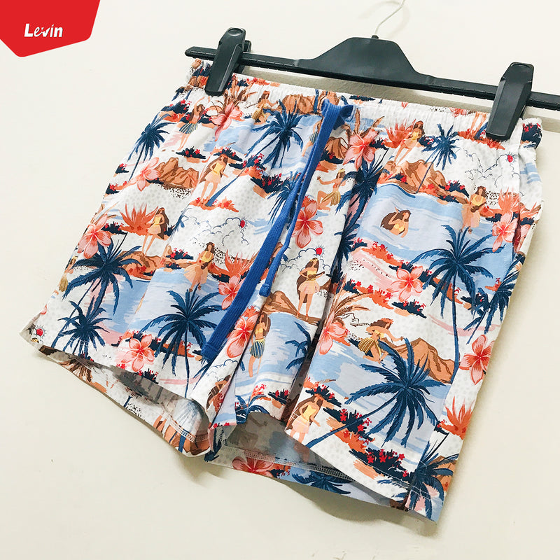 Women’s Summer Cotton Side Pocket Elastic Casual ladies Shorts