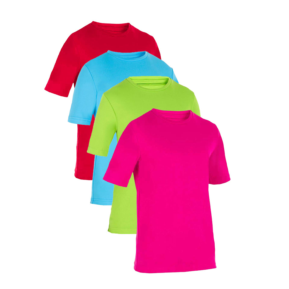 Kids Unisex Round Neck Sports T-shirt