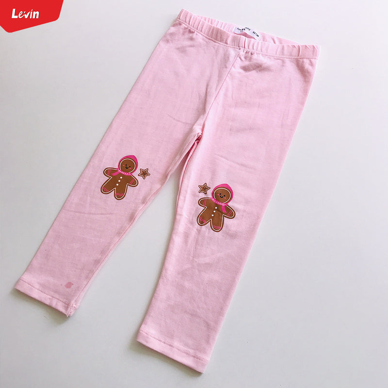 Toddler Girls Cotton Stretch Printed Leggings