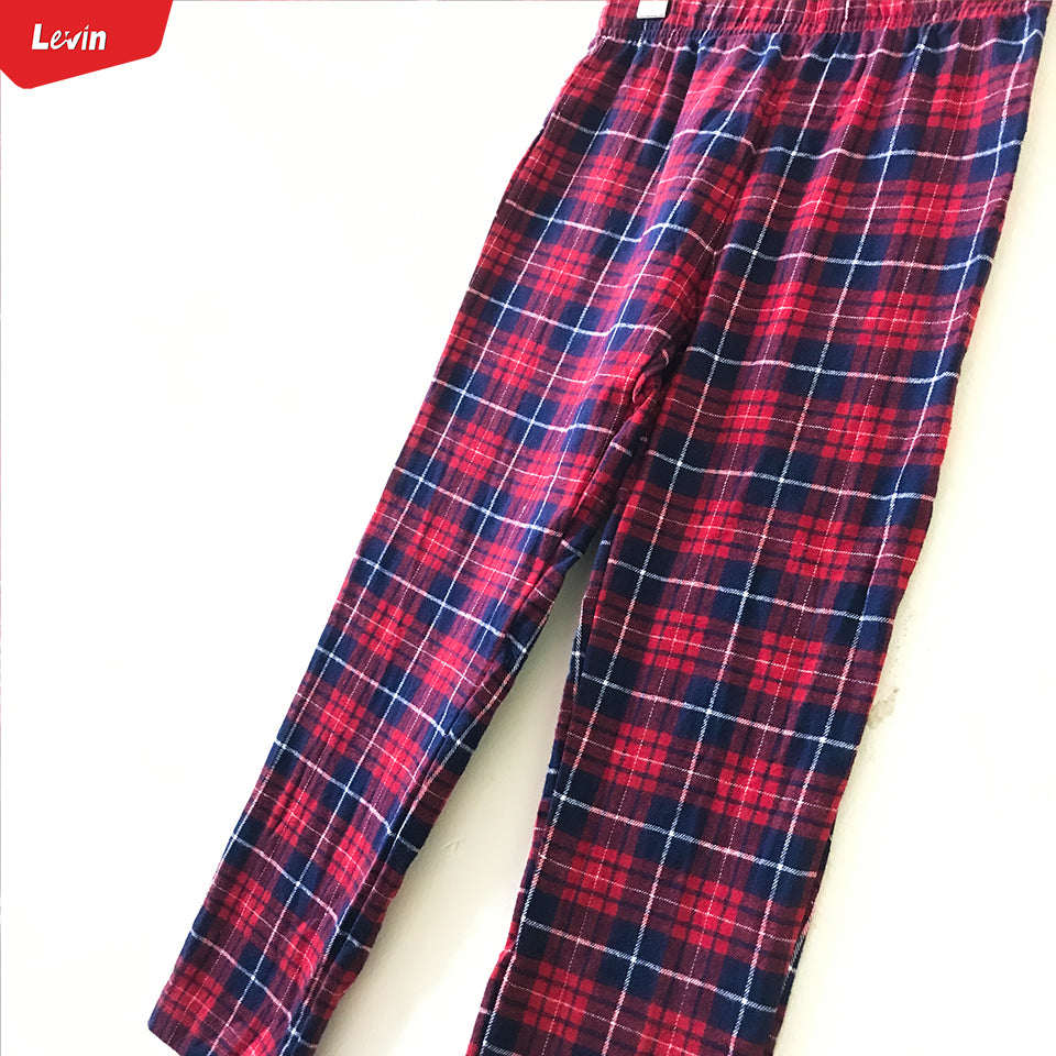 Kids Cotton Flannel Soft Brushed Lounge Pajama Pants