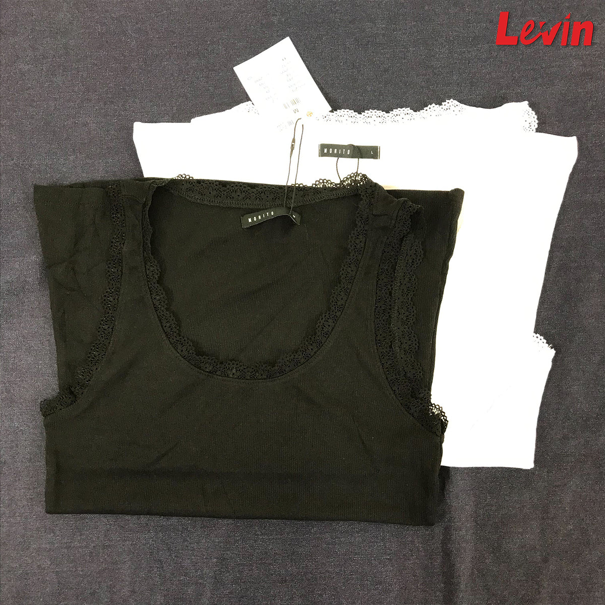 Women Lace Camisole Round Neck Casual Tank Tops